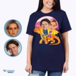 Transform Your Photo into a Custom Dragon Ride Couple Shirt – Personalized Fairy Costume Tee Customizable Couple short sleeves www.customywear.com 8