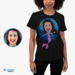 Personalized Mermaid Oceanid T-Shirt – Transform Your Photo into Custom Sea-Maid Tee T-shirts for Women www.customywear.com 9