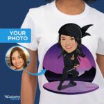 Personalized Ninja Warrior T-Shirt – Transform Your Photo into Custom Ninja Tee Custom Gifts - Ninja www.customywear.com 7