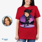 Personalized Ninja Warrior T-Shirt – Transform Your Photo into Custom Ninja Tee Custom Gifts - Ninja www.customywear.com 10