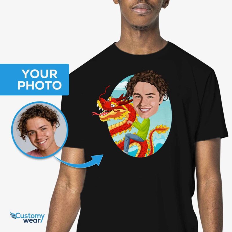 Custom Chinese Dragon Ride Shirt – Personalized Fantasy Tee Animal Lovers www.customywear.com 5