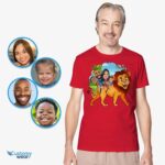 Personalized Lion Family Shirts: Transform Photos into Fun Family Adventure Tees Custom Gifts - Lion King www.customywear.com 13