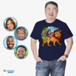 Personalized Lion Family Shirts: Transform Photos into Fun Family Adventure Tees Custom Gifts - Lion King www.customywear.com 14