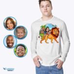 Personalized Lion Family Shirts: Transform Photos into Fun Family Adventure Tees Custom Gifts - Lion King www.customywear.com 16