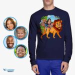 Personalized Lion Family Shirts: Transform Photos into Fun Family Adventure Tees Custom Gifts - Lion King www.customywear.com 18