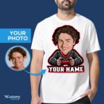 Personalized Gamer Portrait Tee | Custom PC Gamer T-Shirt | Unique Gaming Gift Men www.customywear.com 6