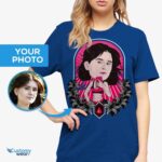 Personalized Selfie T-Shirt for Women | Custom Photo Tee T-shirts for Women www.customywear.com 7