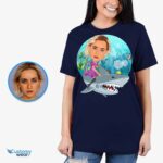 Stylishly Personalized Women’s Shark Tee – Embrace the Waves of Fashion Custom Gifts - Shark Rider www.customywear.com 10