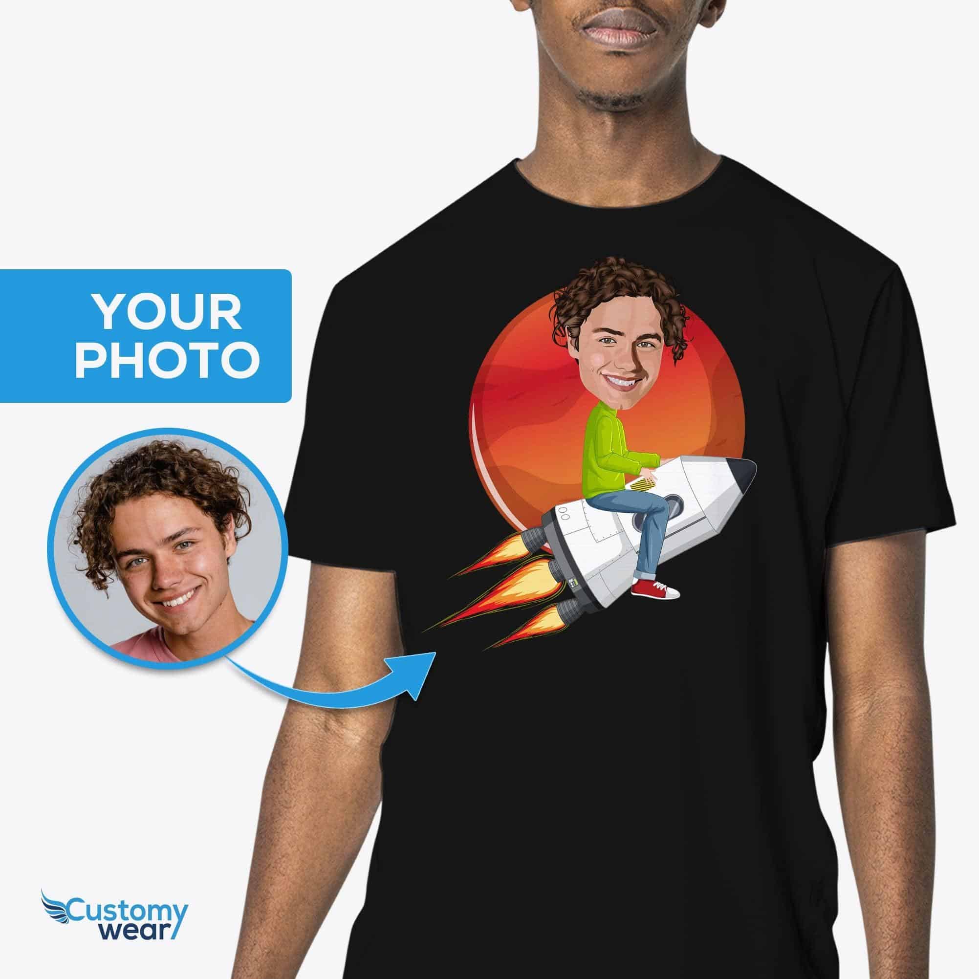 Personalized Spaceship Adventure Custom T-Shirt