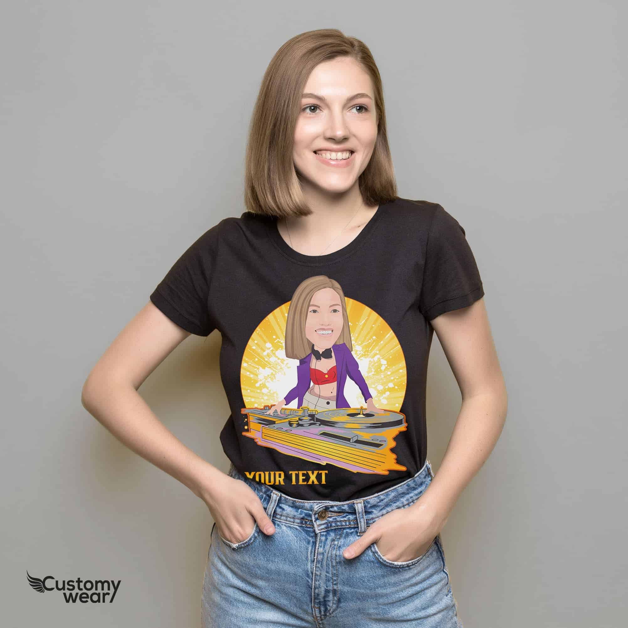 Custom DJ Sun T-Shirt for Women