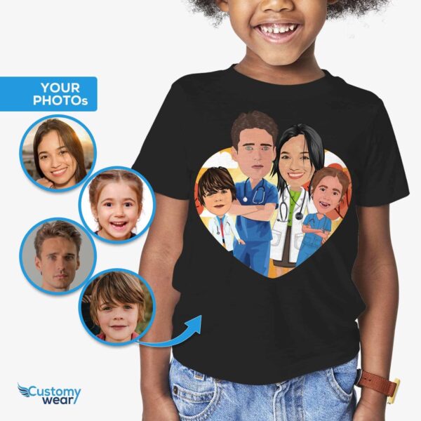 Transform Your Photo into Custom Youth Nursing Student Family Shirt | Personalized Nursing School Tee All Family Tees www.customywear.com