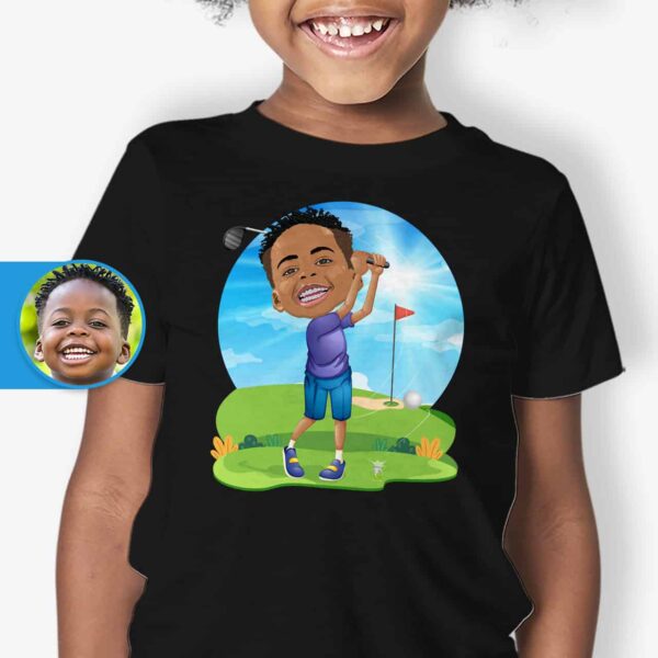 Golf Shirt for Kids – Personalized Tees for Young Golfers Boy's T-shirts www.customywear.com