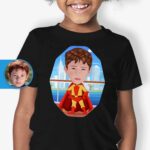 Superhero Kids Shirt – Custom Artwork Tee for Boys & Girls Birthday www.customywear.com 7