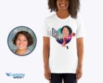 Custom Female Basketball Player Shirt – Personalized Dunk Tee T-shirts for Women www.customywear.com 9