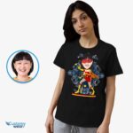 Custom Female Superhero T-Shirt – Personalized Heroic Women’s Gift Custom Gifts - Superhero original red www.customywear.com 7