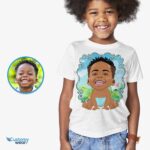 Custom Funny Baby Caricature Shirt for Boys – Personalized Youth Tee Boy's T-shirts www.customywear.com 7