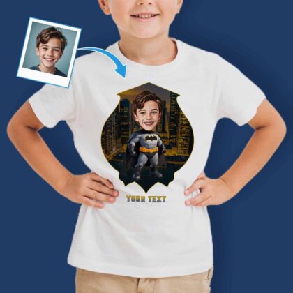 Custom T-shirt for Toddler – Photo to Superhero T-shirt Custom Gifts - Batman www.customywear.com