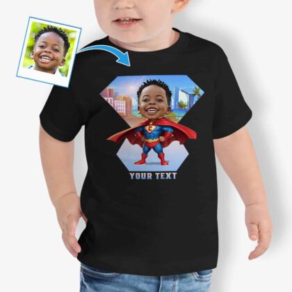 Superhero T-Shirt for Toddler – Personalized tee Custom Gifts - Ai superhero www.customywear.com