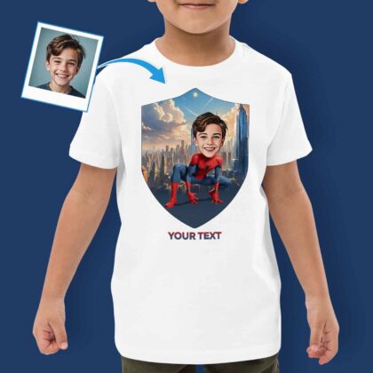 Youth Superhero T-Shirt – Personalized Spider Superhero Clothing Best Sellers www.customywear.com