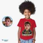 Personalized Gamer Portrait T-Shirt – Custom Photo Tee Design Boy's T-shirts www.customywear.com 8