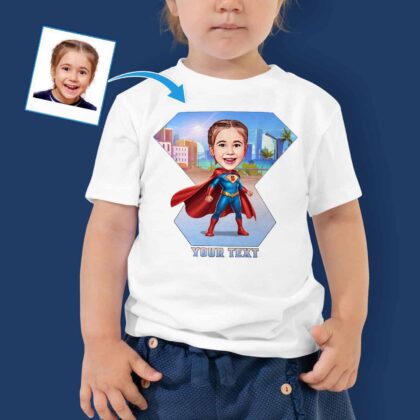 Custom Toddler Girl’s T-Shirt – Unique design shirt Custom Gifts - Ai superhero www.customywear.com