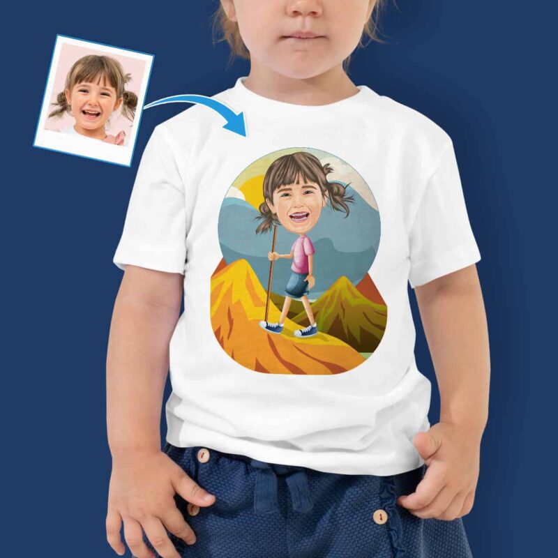 Toddler Summer Tee – Cool and Comfy Tops Custom Gifts - Hiking www.customywear.com 4