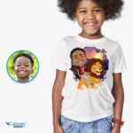 Custom Lion Riding Boy Shirt | Personalized Jungle King Adventure Tee Boy's T-shirts www.customywear.com 7