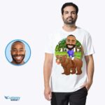 Custom Mens Bear Riding Shirt | Personalized Funny Gift Animal Lovers www.customywear.com 8