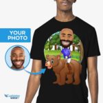 Custom Mens Bear Riding Shirt | Personalized Funny Gift Animal Lovers www.customywear.com 7