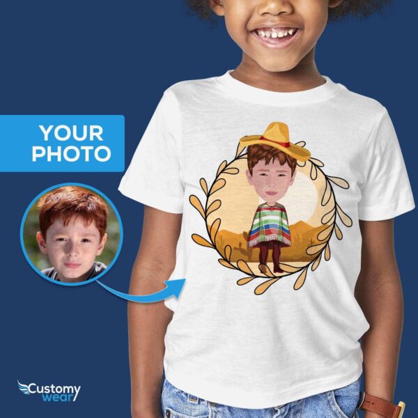 Custom Mexican Culture Boy Shirt | Personalized Latin Gift Boy's T-shirts www.customywear.com