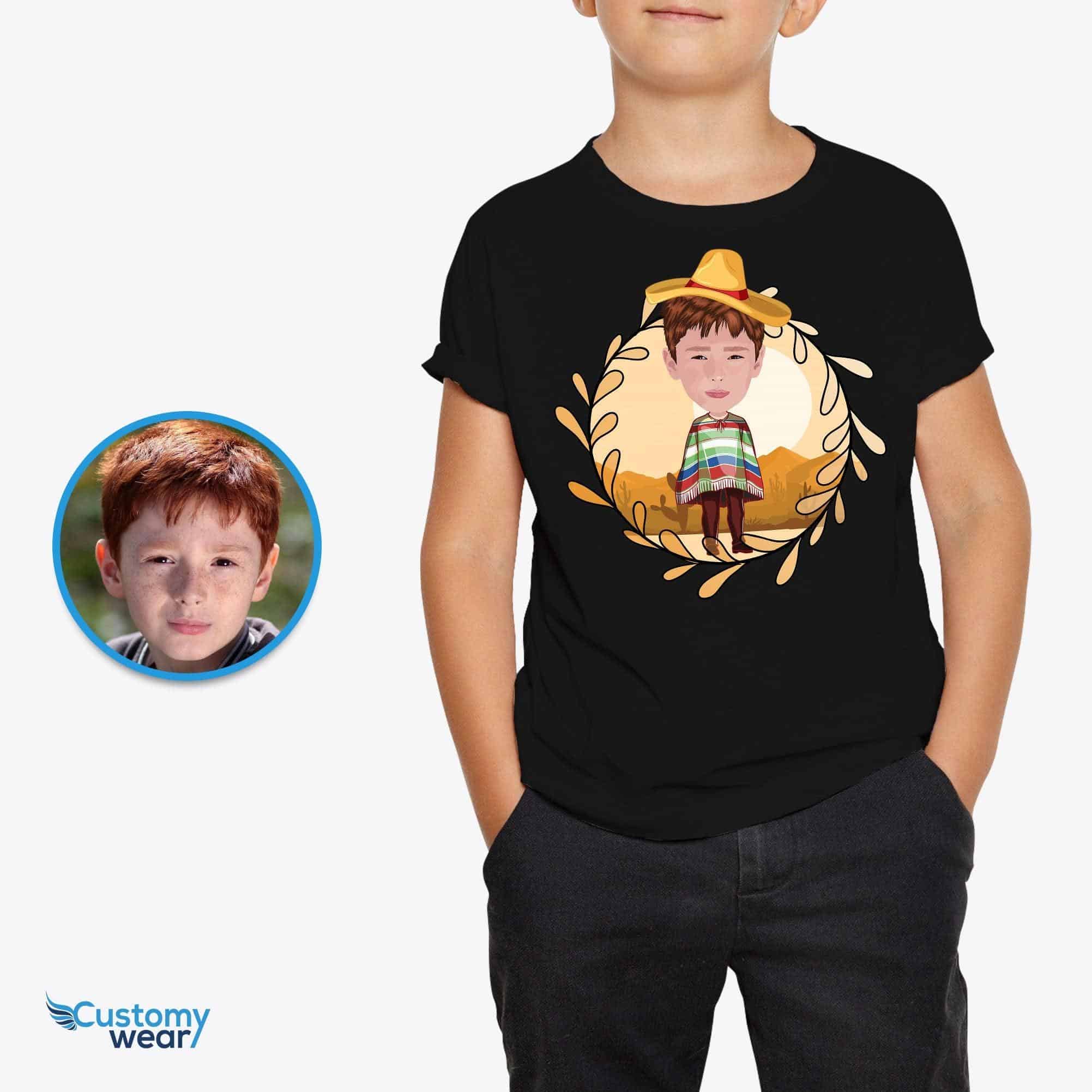 Custom Mexican Culture Boy Shirt