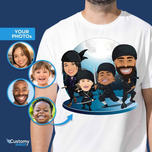 Custom Ninja Family Shirts | Personalized Harajuku Gift All Family Tees www.customywear.com