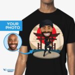 Custom Ninja Warrior Man Shirt | Personalized Japanese Fight Tee Custom Gifts - Ninja www.customywear.com 7