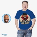 Custom Ninja Warrior Man Shirt | Personalized Japanese Fight Tee Custom Gifts - Ninja www.customywear.com 10