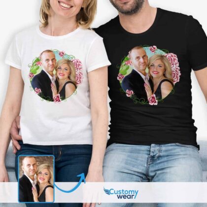 Husband and Wife Shirts: Custom Couple’s Tees Celebrating Togetherness Couple www.customywear.com