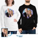 Best Gifts for Her – Long Sleeve Floral Art Custom Design – Ideal 1st Gift for Girlfriend Custom Gifts - Floral Design www.customywear.com 8