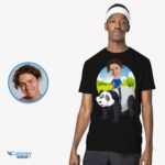 Custom Panda Riding Man Shirt | Personalized Animal Tee Animal Lovers www.customywear.com 8