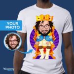 Personalized King T-Shirt | Custom King Caricature Art Tee Men www.customywear.com 7