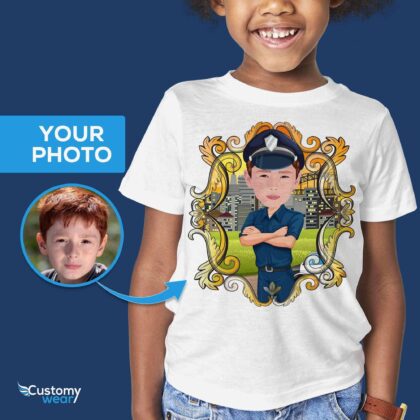 Custom Pilot Boy Airplane Shirt – Personalized Aviation Tee for Kids Boy's T-shirts www.customywear.com 10