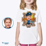 Custom Police Girl Shirt – Personalized Youth Tee with Your Photo Custom Gifts - Police Officer www.customywear.com 7