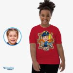 Custom Police Girl Shirt – Personalized Youth Tee with Your Photo Custom Gifts - Police Officer www.customywear.com 8