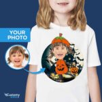 Personalized Pumpkin T-Shirt for Girls – Custom Halloween Costume Tee Custom Gifts - Halloween www.customywear.com 7