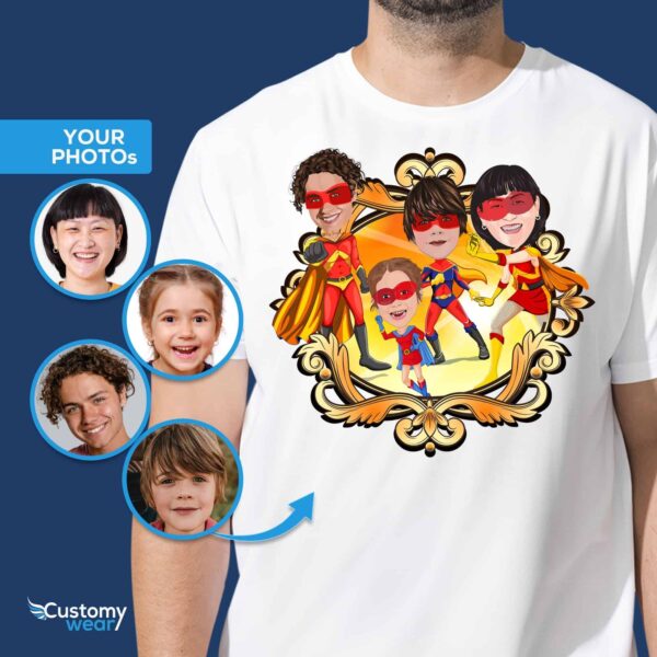 Unite Your Superfamily with Custom Superhero Shirts – Personalized Family Reunion Tees All Family Tees www.customywear.com