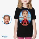 Personalized Superhero Girl Portrait Tee – Unleash Her Inner Hero Custom Gifts - Original Superhero www.customywear.com 8