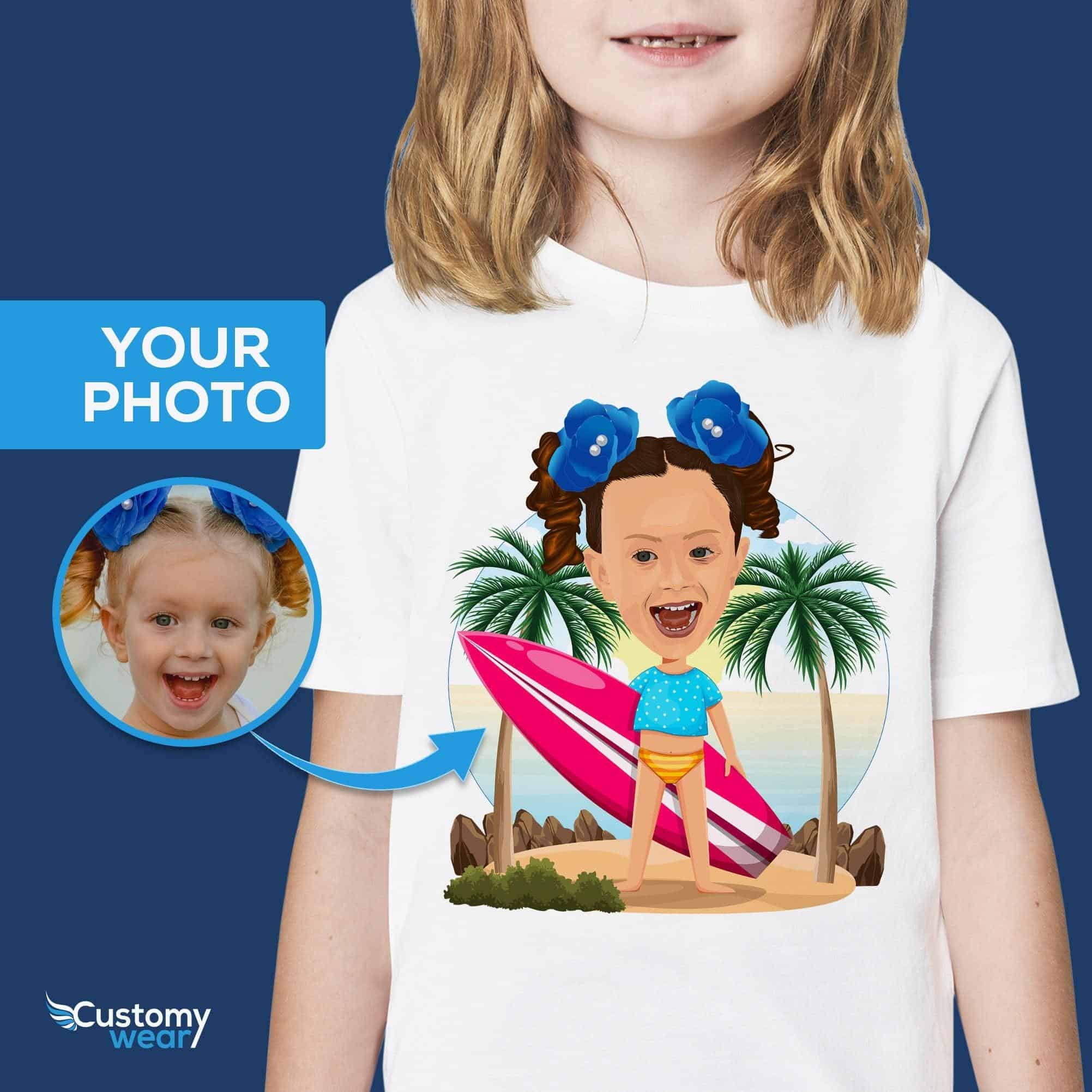 Custom Surfer Girl Youth Tee-Customywear-Girls