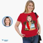 Personalized Woman with Surfboard Shirt | Custom Surf Lover Tee Custom Gifts - Surfboard www.customywear.com 9