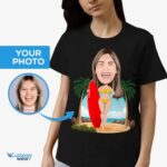 Personalized Woman with Surfboard Shirt | Custom Surf Lover Tee Custom Gifts - Surfboard www.customywear.com 7