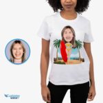 Personalized Woman with Surfboard Shirt | Custom Surf Lover Tee Custom Gifts - Surfboard www.customywear.com 8