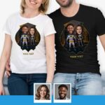 Custom T-shirt for Couple – Tailor-made Superhero Tee Couple www.customywear.com 6