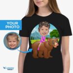 Personalized Bear Riding Shirt | Custom Funny Tee for All Ages Custom Gifts - Bear Ride www.customywear.com 6